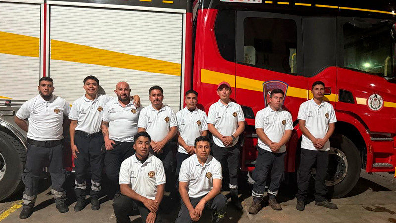 Apoyan bomberos de Zitácuaro, Michoacán en Acapulco, Guerrero por paso de “Erick” 
