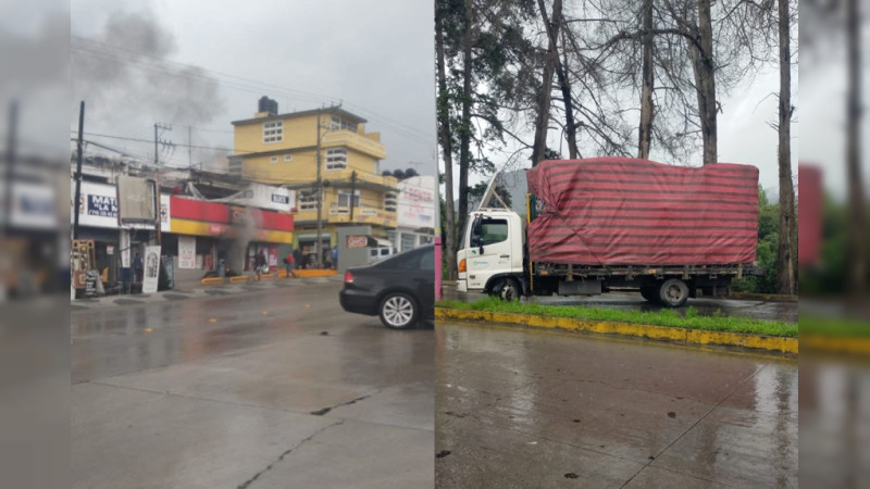 Arde Zitácuaro: Bloqueos, balaceras y quema de comercios generan alerta en el oriente de Michoacán