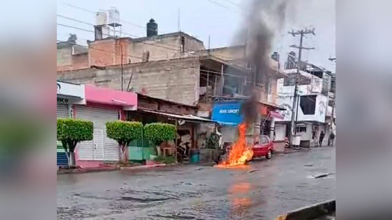 Vive Zitácuaro, Michoacán, una jornada de violencia; hay un menor fallecido  