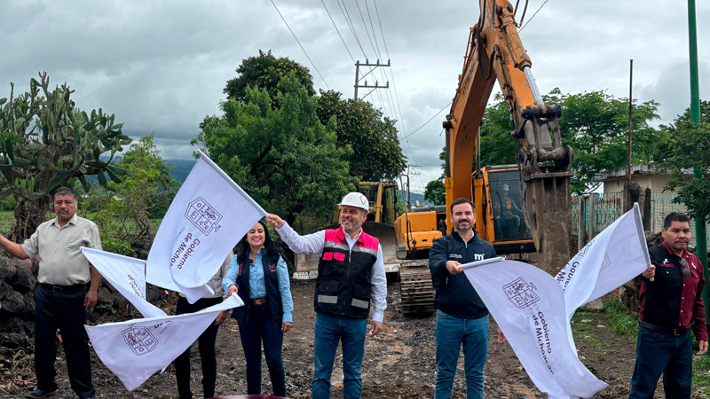 Arranca Bedolla obra para conectar San Nicolás Obispo con Villas del Pedregal 
