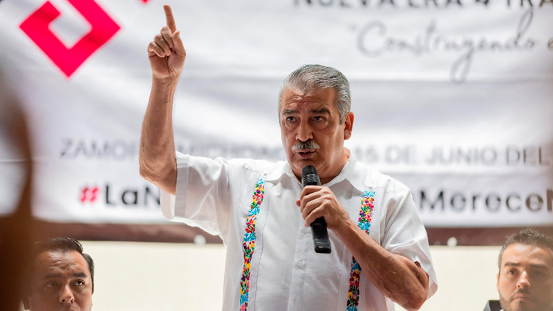 Raúl Morón, fortalecido en preferencias a la gubernatura tras fracaso de imposición de alternancia 