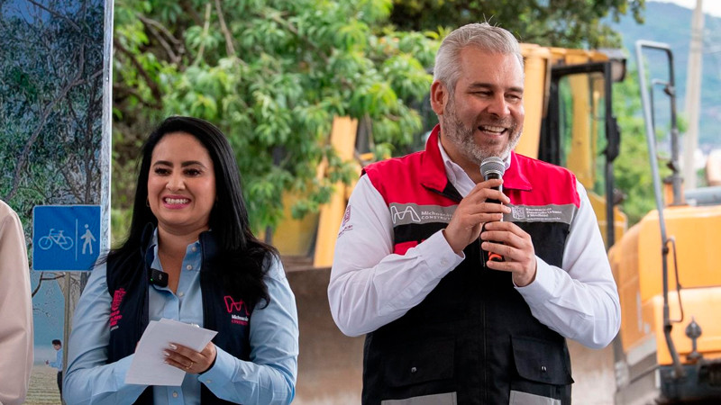 Arranca Bedolla obra de conexión San Nicolás Obispo-Villas del Pedregal 
