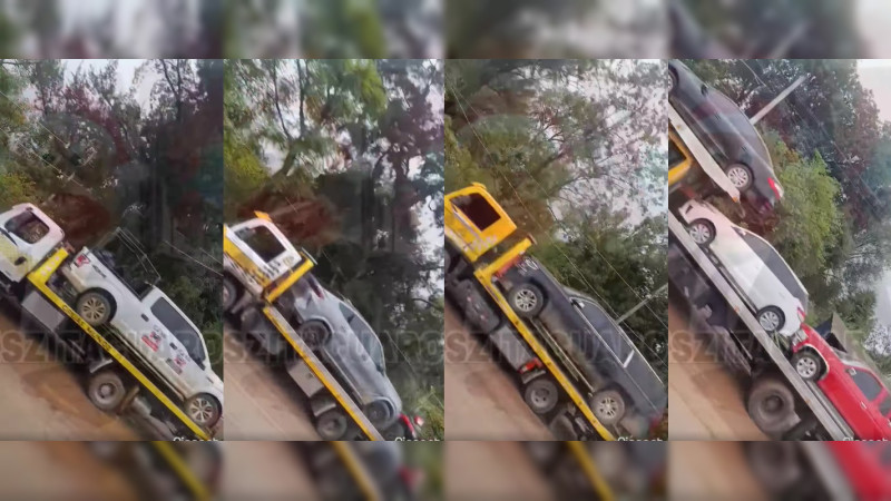 Tras jueves de miedo en Zitácuaro, revientan otro rancho del crimen: Aseguran flotilla vehicular y hasta caballos a grupo que opera en el oriente de Michoacán 