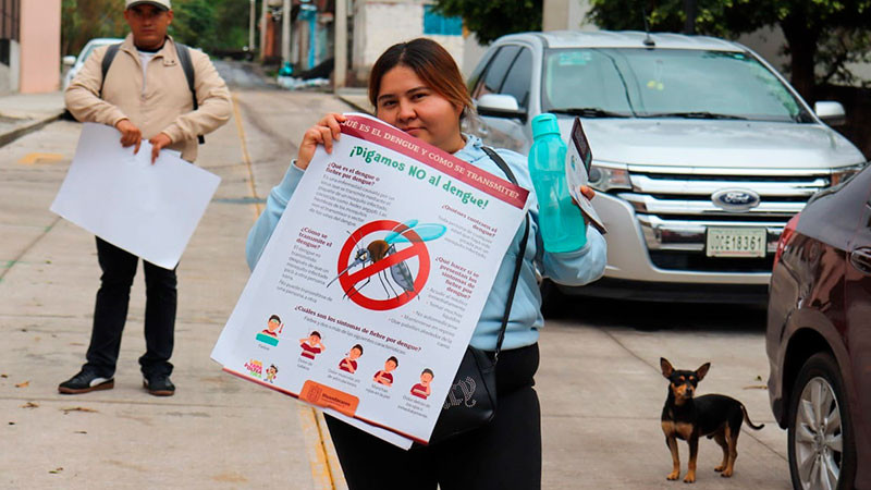 Arranca campaña de prevención del dengue en Huandacareo 
