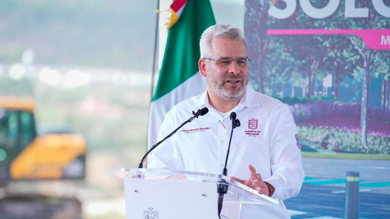 Av. Amalia Solórzano se amplía para conectar a tenencias de Jesús del Monte, Santa María y Morelos: Bedolla 