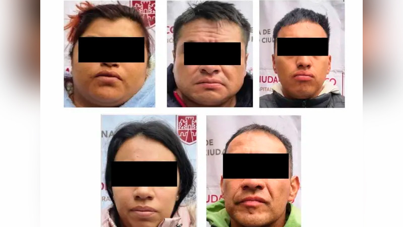 Cae líder criminal de Tlalpan junto a cuatro de sus colaboradores; les aseguran estupefacientes 