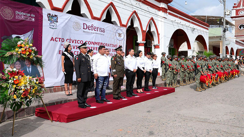 Con orden y civilidad, Tepalcatepec celebra el 148 Aniversario de su elevación a municipio 