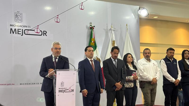 Desmantelar células delictivas, parte de la estrategia de seguridad en Michoacán: Bedolla 