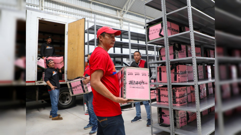 Arriban 6 mil 447 Paquetes Electorales a la bodega central del IEM 