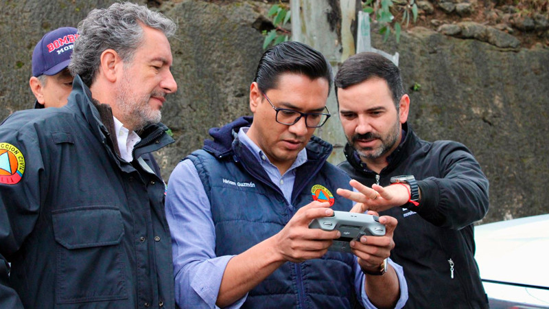 Realiza Yankel Benítez recorrido de supervisión en Presa de Cointzio 