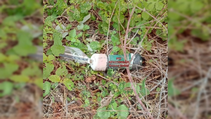 Pobladores localizan explosivo en un predio de Buenavista, Michoacán: Piden ayuda de autoridades para desactivarlo 