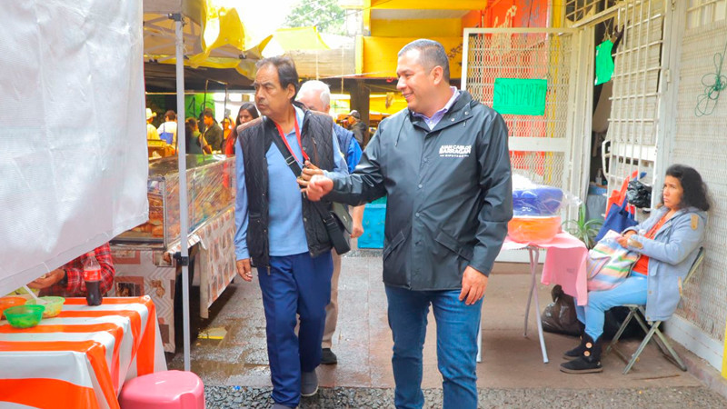 Mercados y tianguis de Morelia en el abandono urge una política municipal de rescate: JC Barragán 