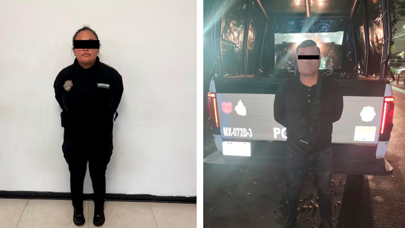 Detienen a policía y civil por presunto intento de extorsión, en Iztapalapa 