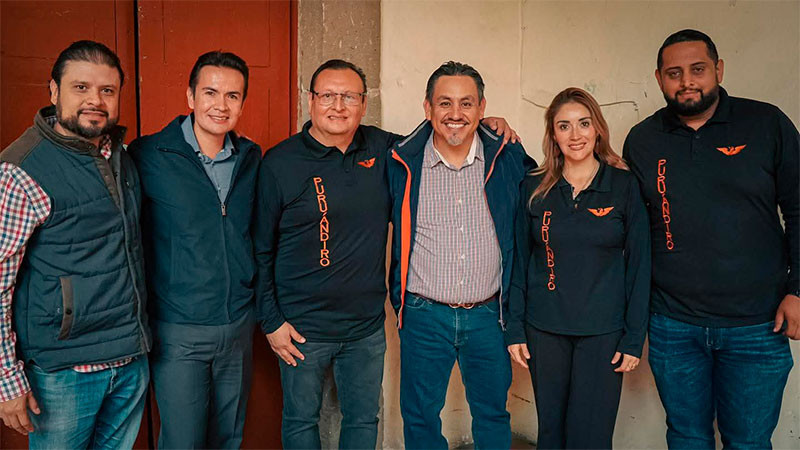 Víctor Manríquez intensifica trabajo en territorio de la Fuerza Naranja en Michoacán 