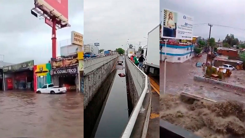 Se registran inundaciones en Jalisco, tras fuertes lluvias 