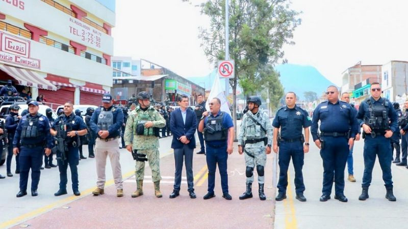 Operativo interinstitucional en Zitácuaro, Michoacán para garantizar el orden y la tranquilidad de la población es permanente: SSP 