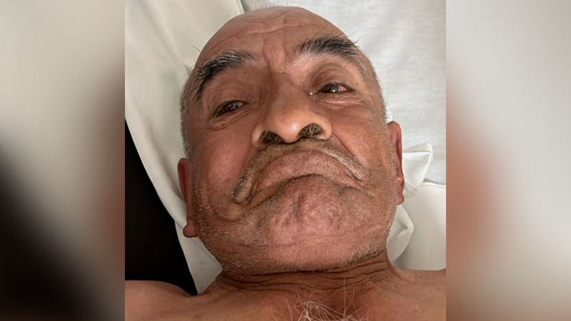 Busca a sus familiares, lo abandonan en hospital de Uruapan delicado de salud 