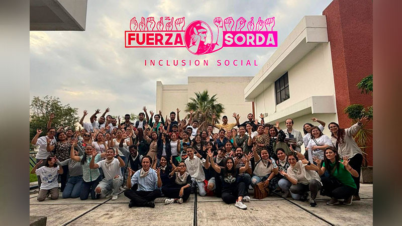 Víctor Zurita y Fuerza Sorda celebran reconocimiento de la LSM como Patrimonio Lingüístico en Michoacán 