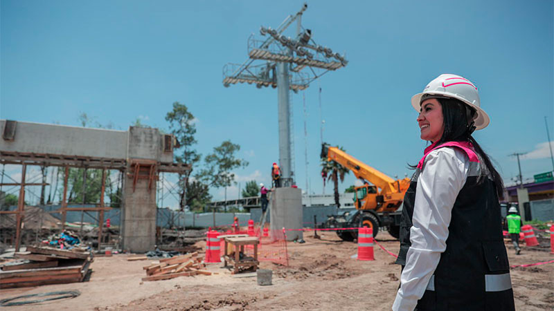 Avanza con paso firme Teleférico de Morelia: Gladyz Butanda