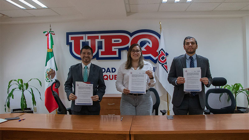Rectora de la UPQ firma convenio para ampliar oportunidades educativas a aspirantes no admitidos 