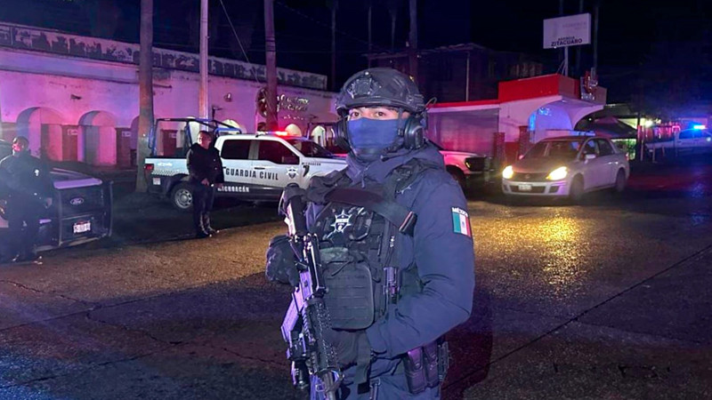 Zitácuaro, Michoacán: mediante operativo interinstitucional se garantiza la paz: SSP 