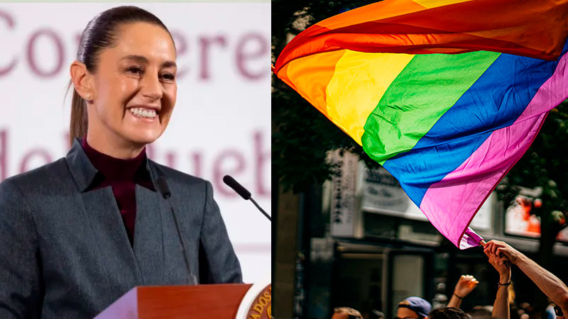 Destaca Sheinbaum compromiso con la comunidad  LGBTTTIQ+ 