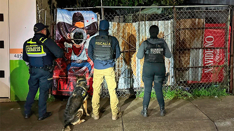 Aseguran más de 3 mil 700 dosis de narcóticos y detiene a tres personas en Morelia, Michoacán  