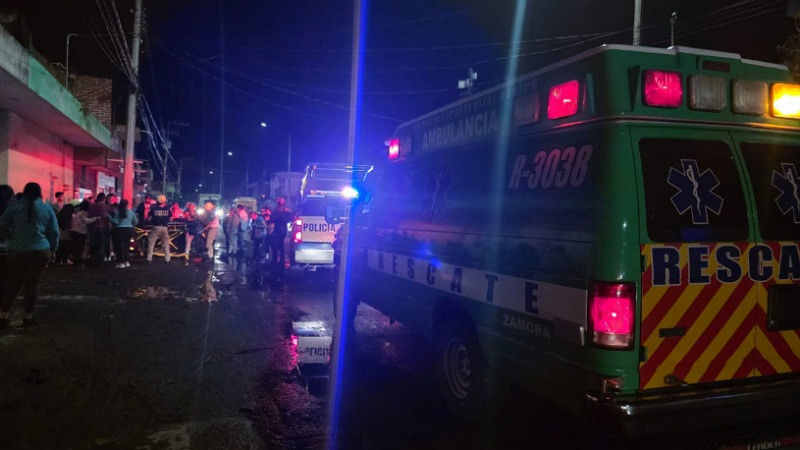 Choque de motocicletas en Zamora, Michoacán deja dos heridos 