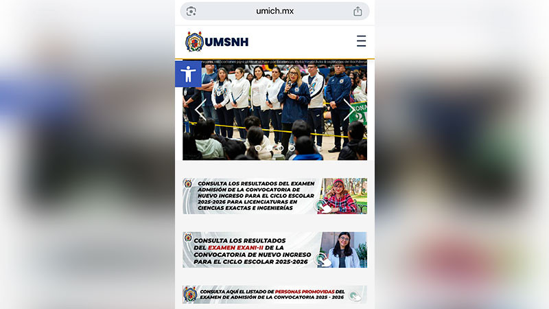En portal de la UMSNH, publicadas las listas de personas promovidas para programas del área de la Salud 