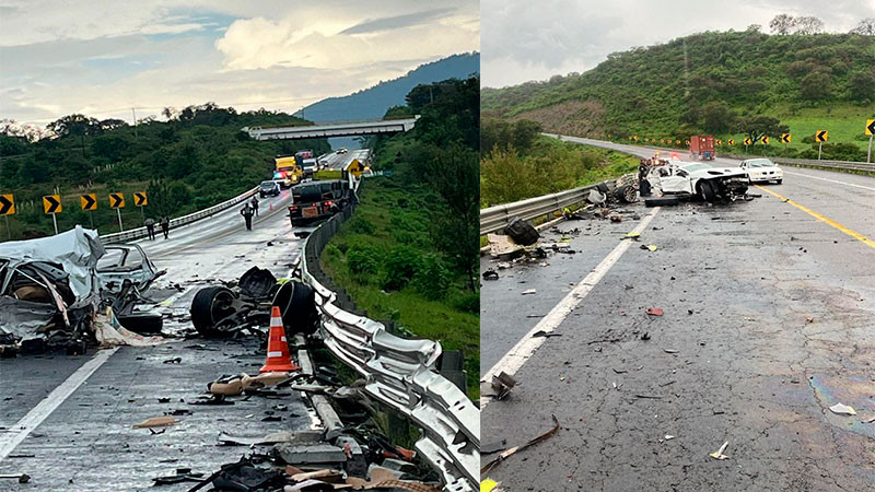 Choque en la Pátzcuaro-Cuitzeo deja dos personas fallecidas y un herido 