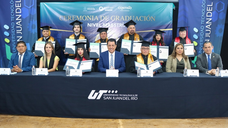 Se titula Tercera Generación de Maestría de la UT San Juan 