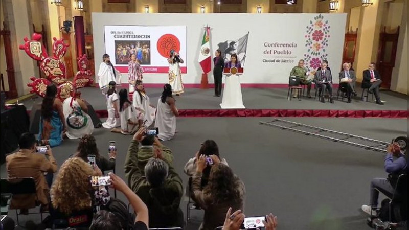 Claudia Sheinbaum y Clara Brugada presentan celebración "México Tenochtitlán Siete Siglos de Legado de Grandeza" 