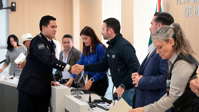 Reelige Cabildo de Morelia a José Pablo Alarcón como Comisario de la Policía Municipal 
