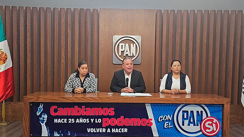 PAN Michoacán rechaza diálogo con grupos criminales 