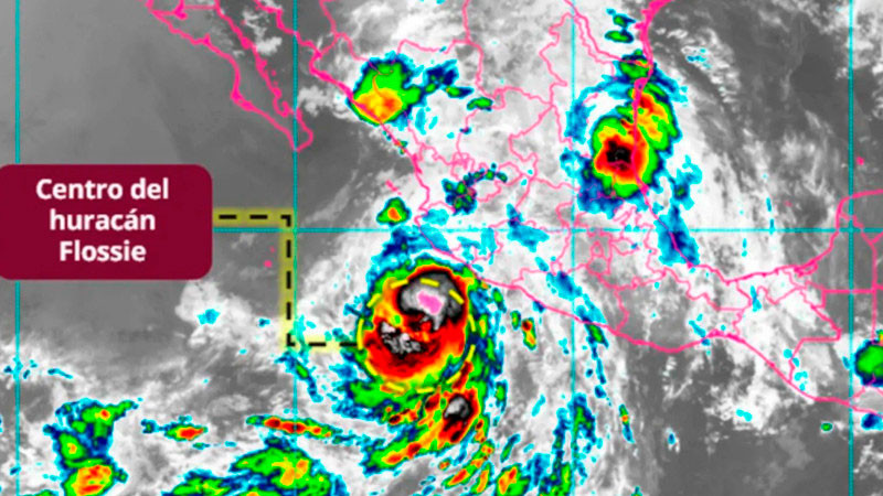 “Flossie” se intensificó a huracán categoría 3  