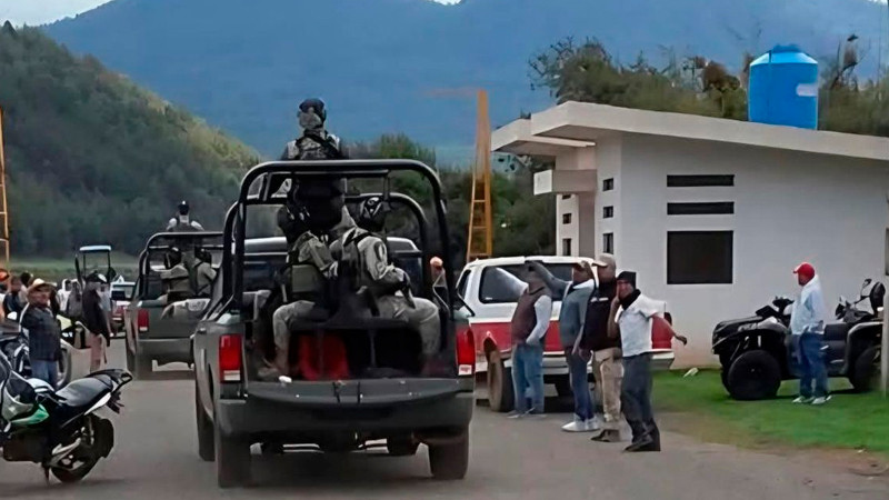 En Cherán, Michoacán, Ejército Mexicano, GN y GC refuerzan seguridad; se mantiene atención permanente en la zona: Torres Piña 