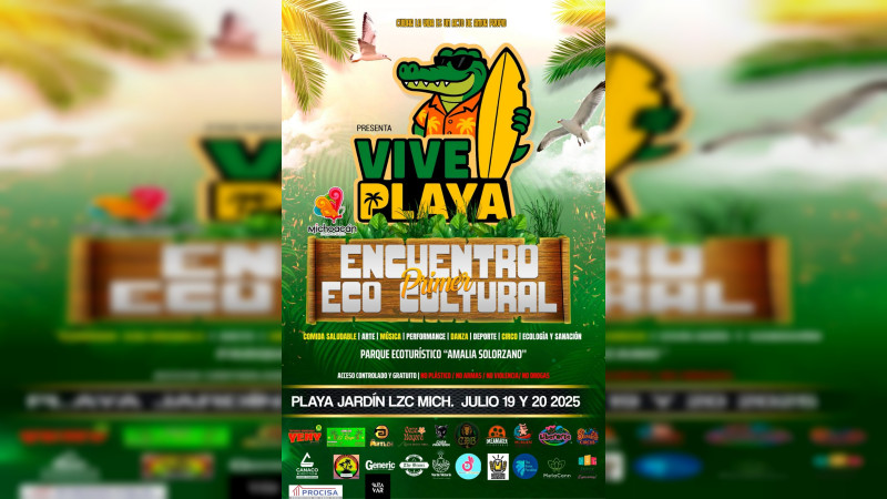 Disfruta del skate, voleibol, y fútbol playero en el Vive Playa de Lázaro Cárdenas: Sectur 