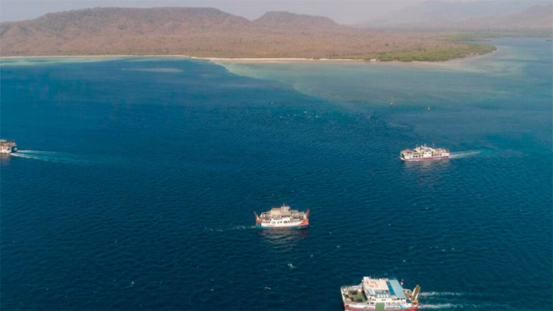 Se hunde barco cerca de isla de Indonesia; van 4 personas fallecidas 