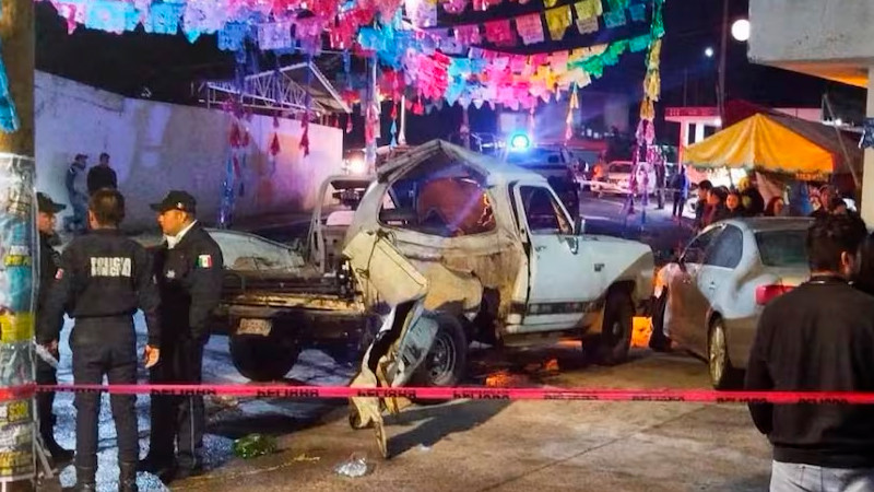 Explosión de pirotecnia deja un menor sin vida y un hombre lesionado de gravedad, en Tlaxcala 