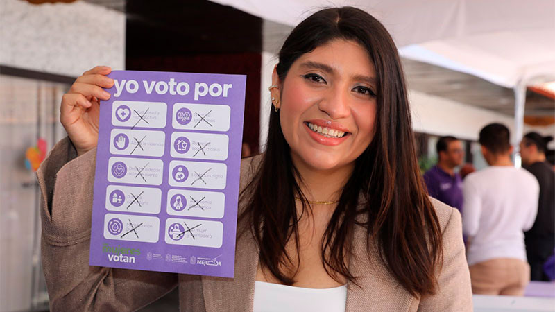 "No vamos a pedir permiso para gobernar en Michoacán”: Ale Anguiano 
