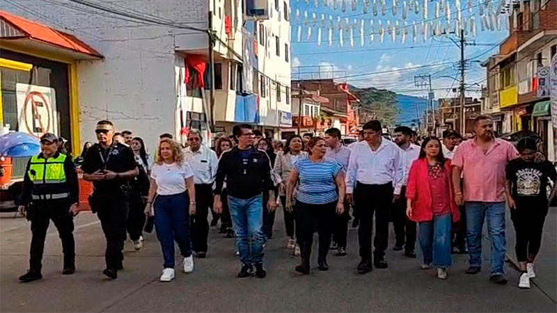 Arranca operativo de seguridad para las festividades de la Preciosa Sangre de Cristo en Quiroga 