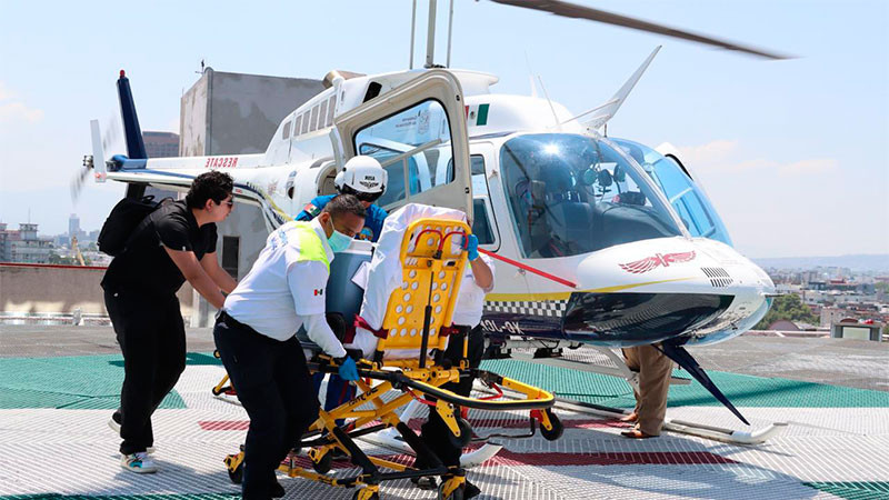 Realizan helicópteros del estado de Michoacán durante el primer semestre 161 vuelos de operatividad policial 