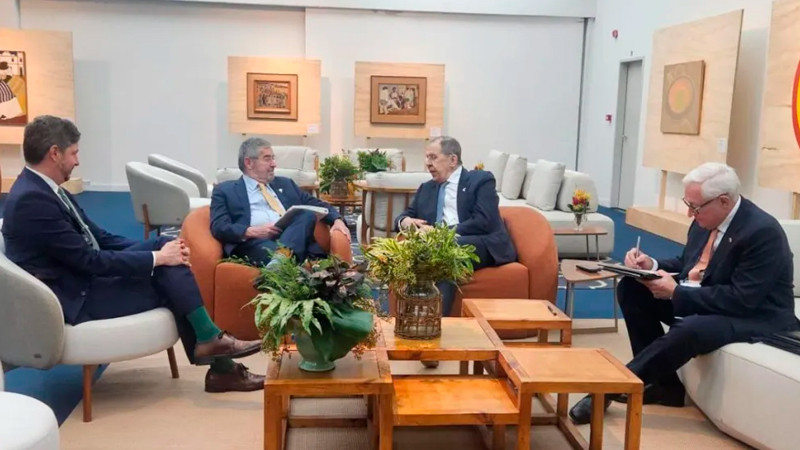 En cumbre de BRICS, México pide destinar 1% del gasto armamentista en programa de reforestación 