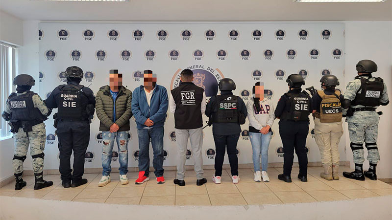  Detenidos en flagrancia 3 presuntos extorsionadores y secuestradores en Pátzcuaro: SSP 