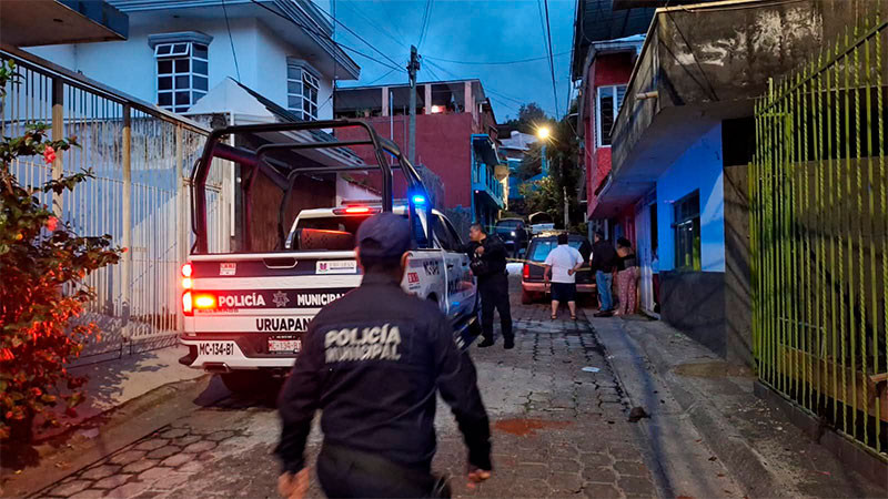 Ultiman a hombre en ataque armado en la colonia La Tamacua de Uruapan, Michoacán 