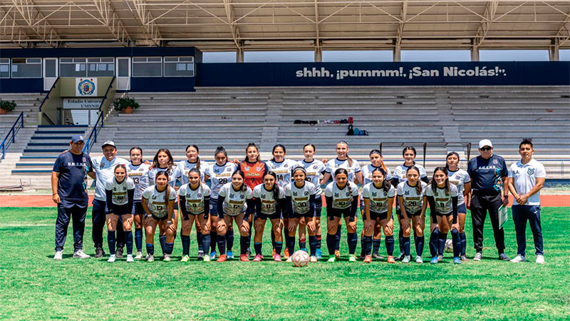 Apoyo al fútbol femenil nicolita se ve reflejado en buenos resultados 