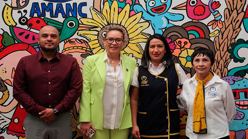 UMSNH continúa sumando esfuerzos con AMANC en favor de las y los niños con cáncer 
