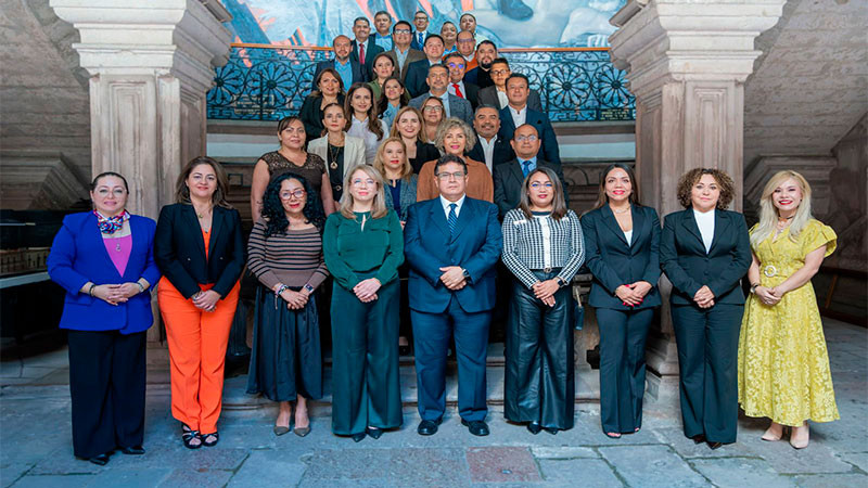 El magistrado presidente del Poder Judicial de Michoacán se reúne con magistradas y magistrados electos rumbo a la reconfiguración institucional 