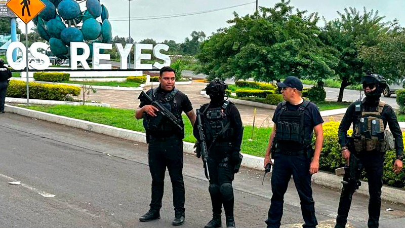 Llevan a cabo acciones operativas en Los Reyes, Cotija y Tingüindín, Michoacán  