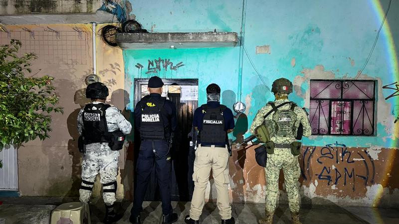 En Morelia, Michoacán, detienen a dos supuestos traficantes; les aseguraron estupefaciente 